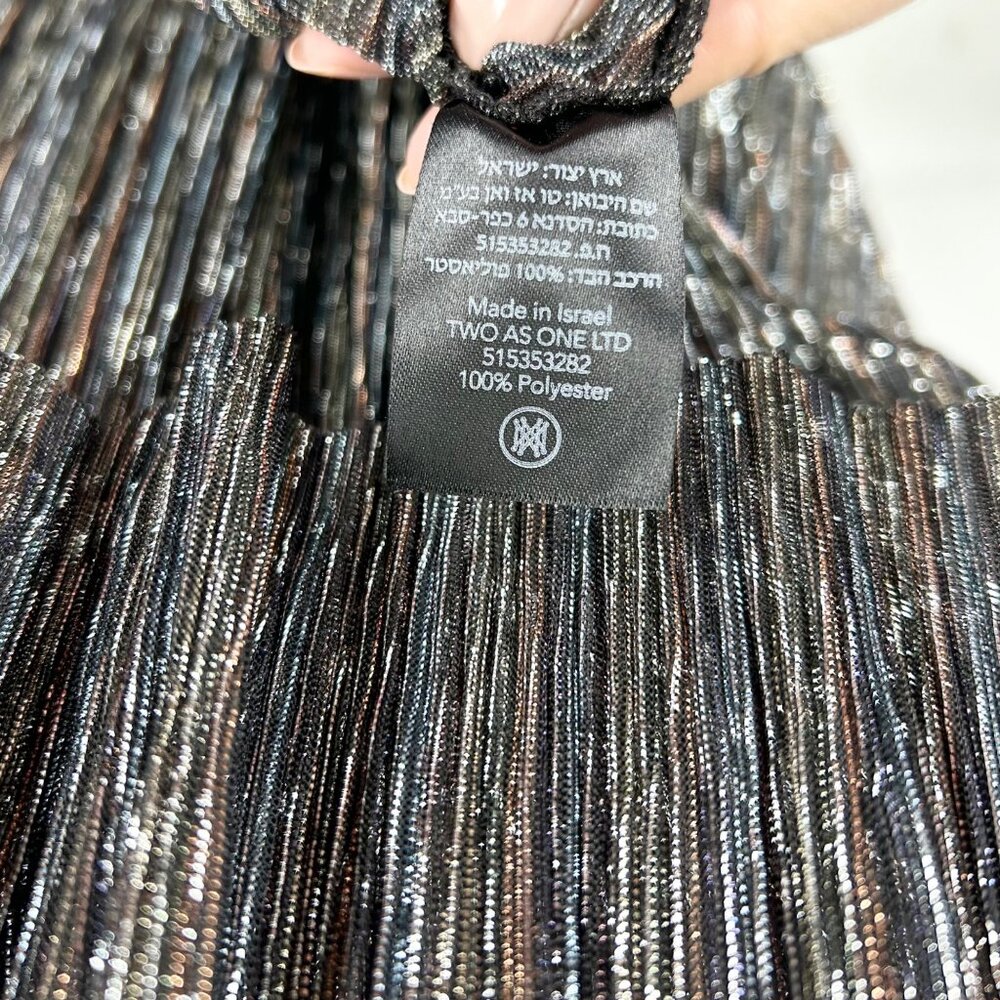 Sabina Musayev Carry Tiered Metallic Midi Dress - Picture 9 of 9